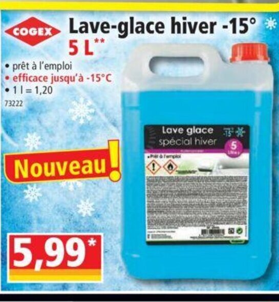 Promo Lave Glace Hiver L Chez Norma