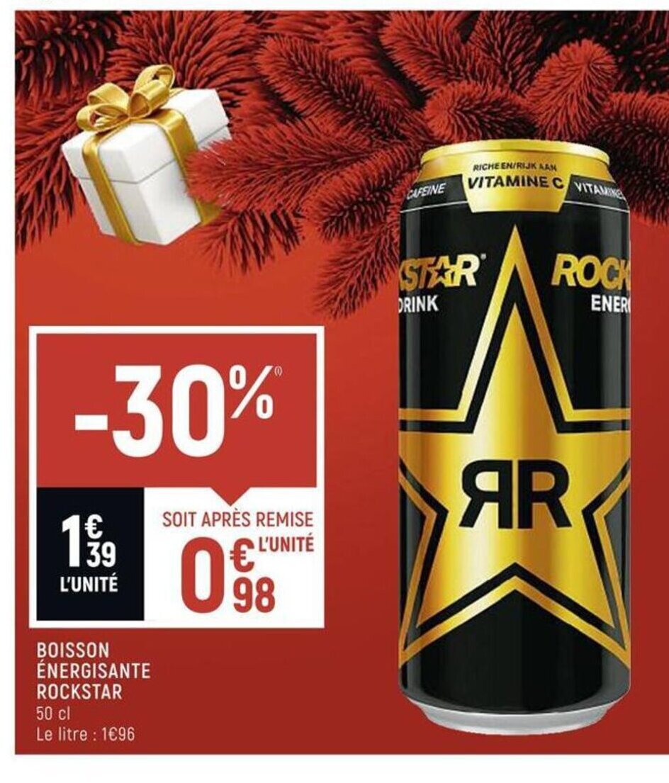 Promo Boisson Energisante Rockstar Chez Spar