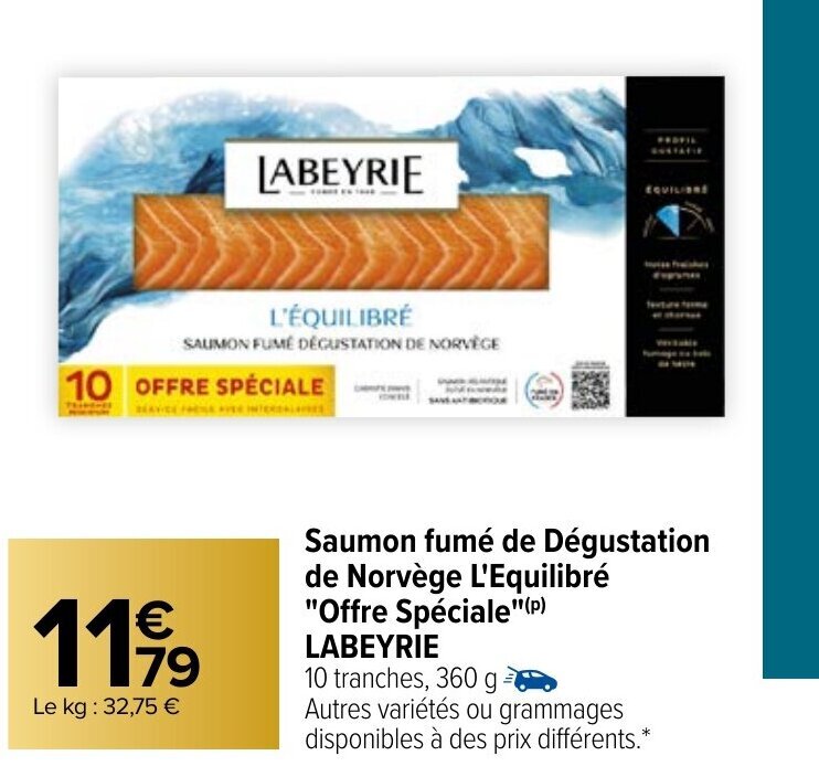 Promo Saumon Fum De D Gustation De Norv Ge L Equilibr Offre Sp Ciale