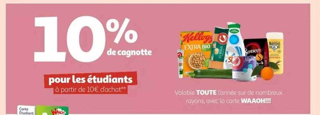 Promo La Carte Waaoh Chez Auchan