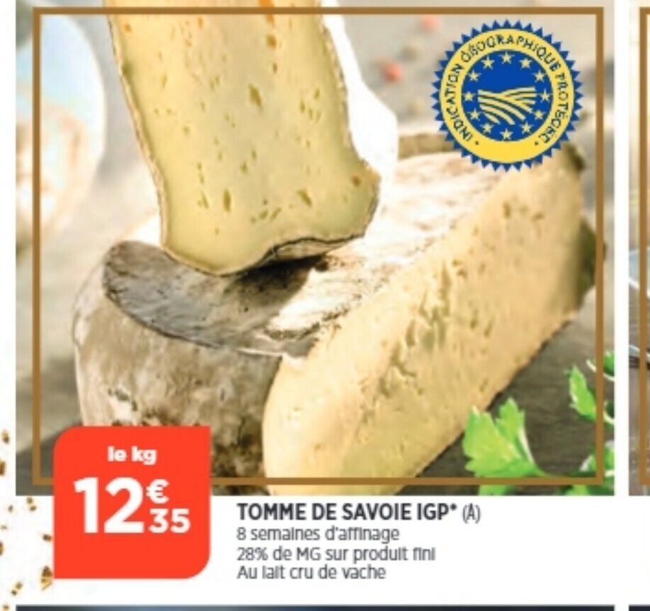 Promo Tomme De Savoie Igp Chez Bi