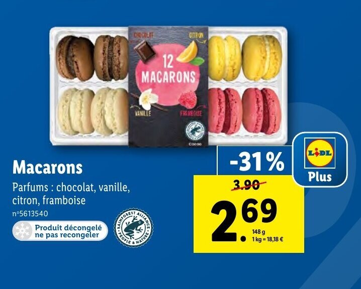 Promo Macarons Chez Lidl