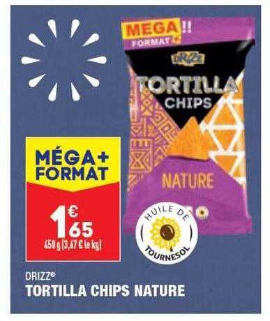 Promo Tortilla Chips Nature Drizz Chez Aldi