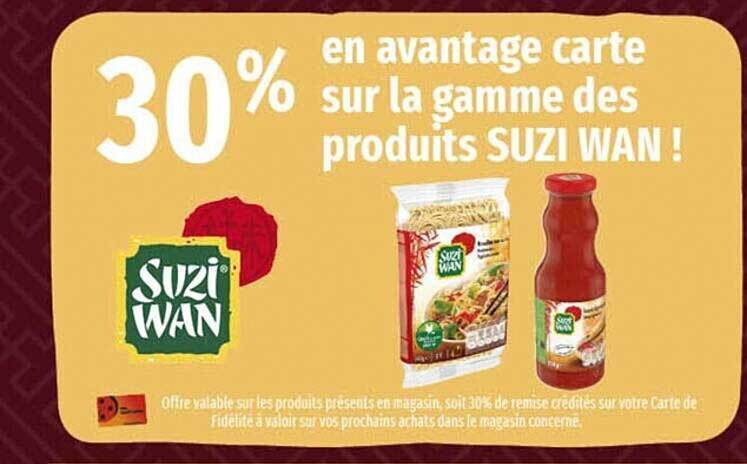 Promo La Gamme Des Produits Suzi Wan Chez Coccinelle Supermarch