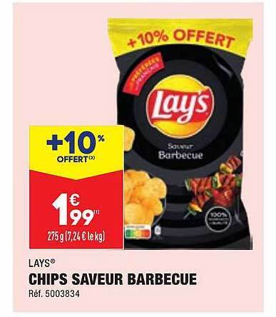 Promo Lays Chips Saveur Barbecue Chez ALDI