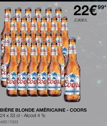 Promo Bi Re Blonde Am Ricane Coors Chez Costco