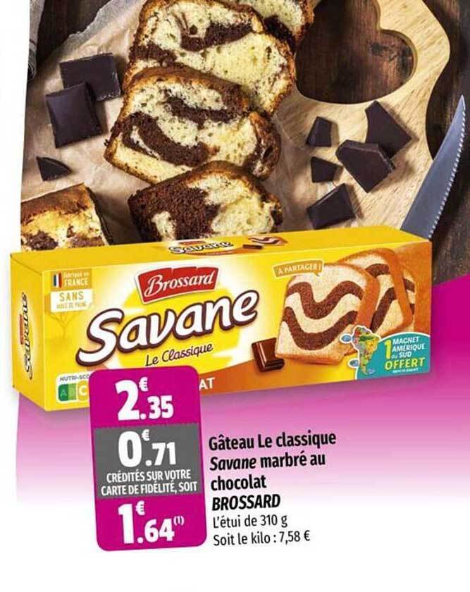 Promo G Teau Le Classique Savane Marbr Au Chocolat Brossard Chez