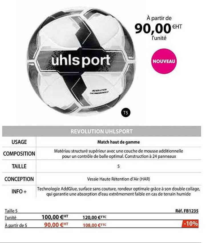 Promo R Volution Uhlsport Chez Casal Sport