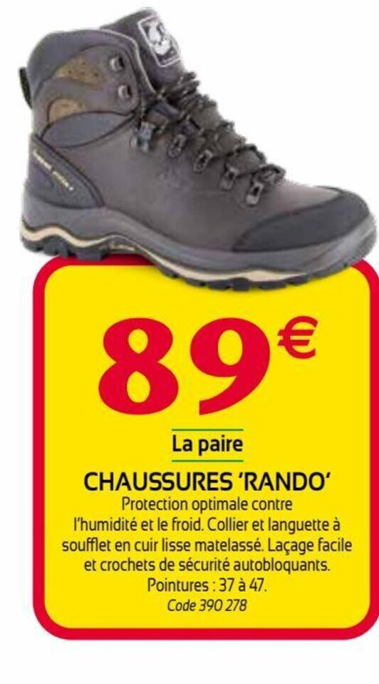 Promo Chaussures Rando Chez Ragt