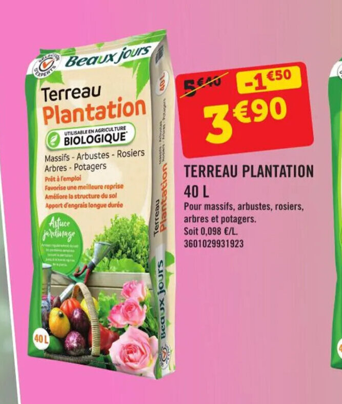 Promo Terreau Plantation L Chez E Leclerc