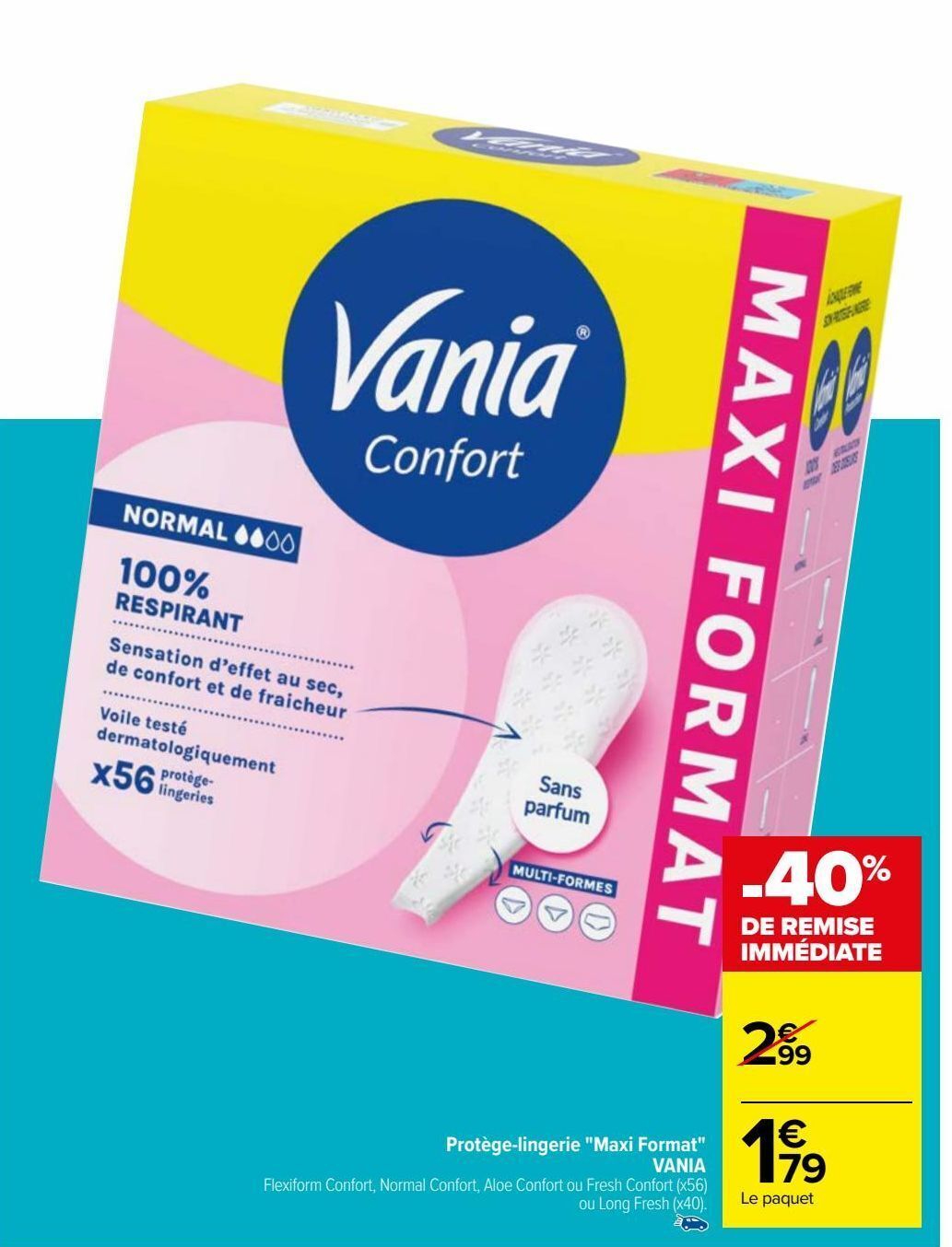 Promo Protège lingerie maxi format vania chez Carrefour