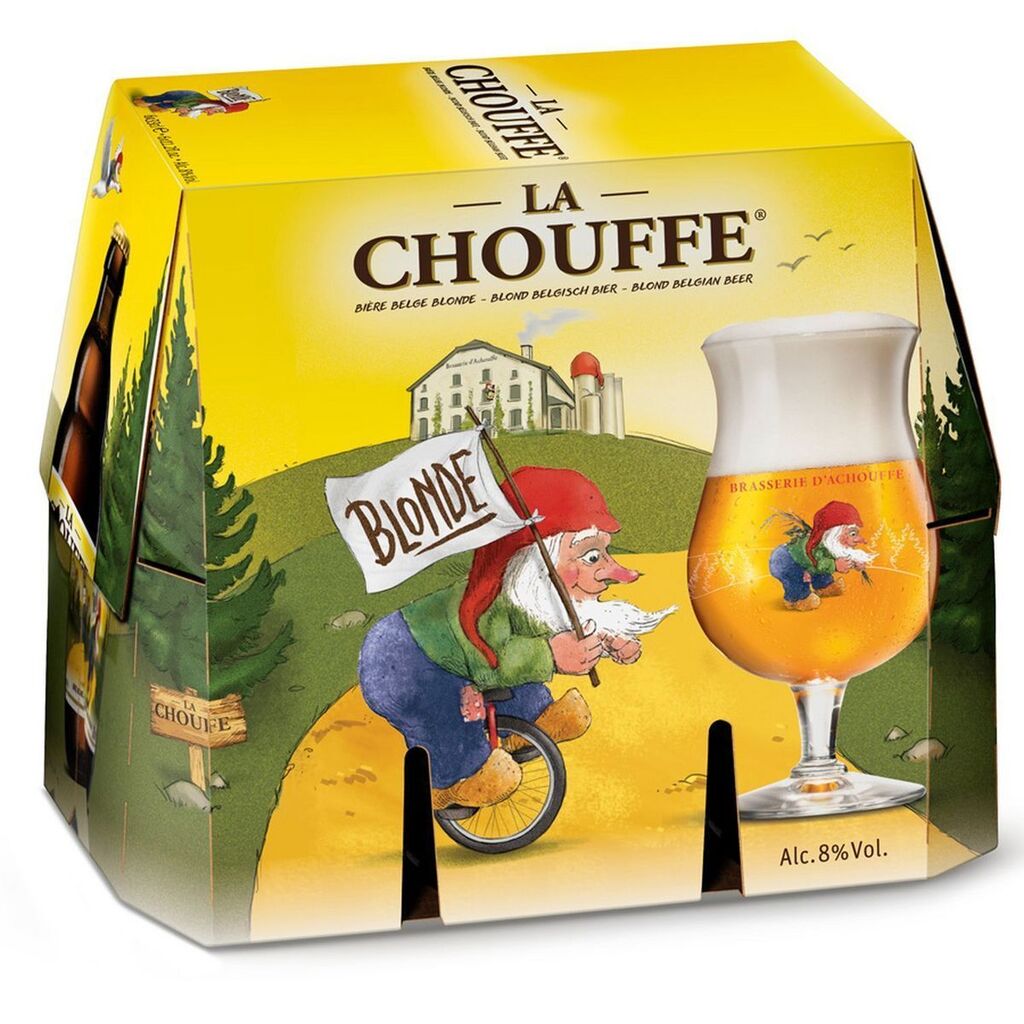 Promo Bière blonde la chouffe chez Auchan Supermarché