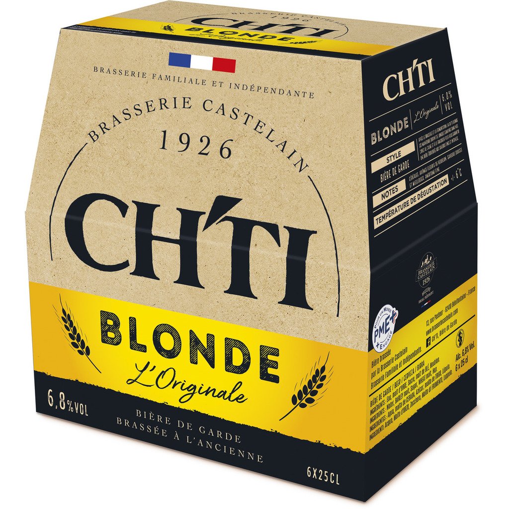 Promo Bière blonde ch ti originale chez Auchan