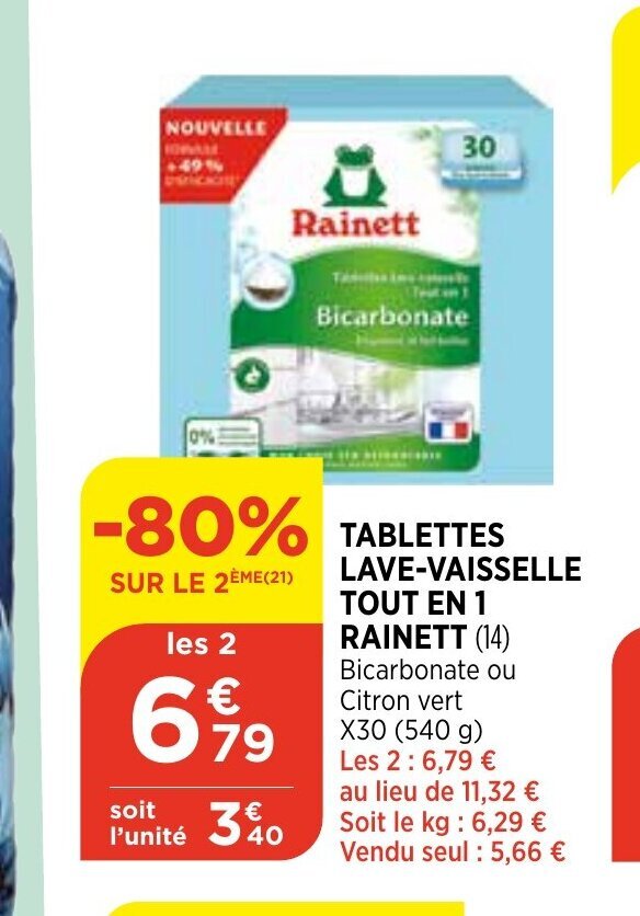 Promo Tablettes Lave Vaisselle Tout En Rainett Chez Bi