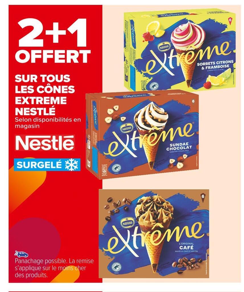 Promo Nestl Offert Sur Tous Les C Nes Extreme Nestl Chez