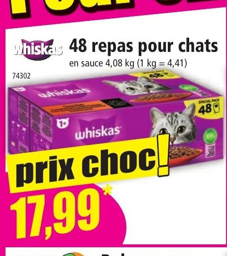 Promo Whiskas Repas Pour Chats Chez Norma