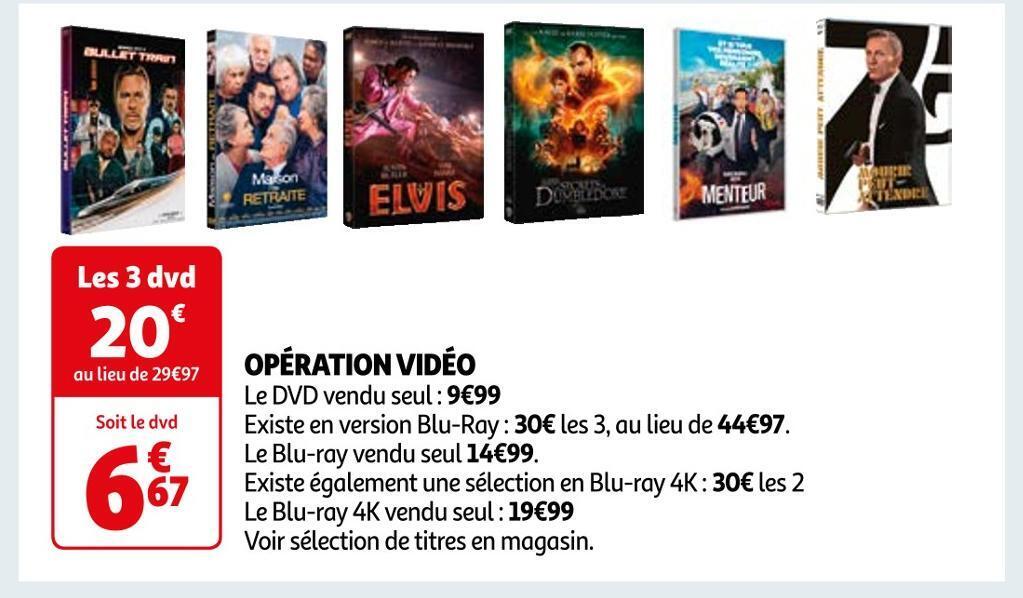 Promo Op Ration Vid O Chez Auchan