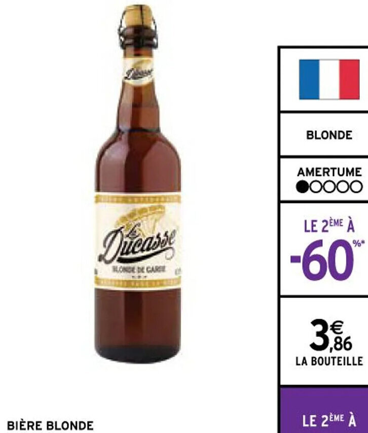 Promo Bi Re Blonde Ducasse Chez Intermarch