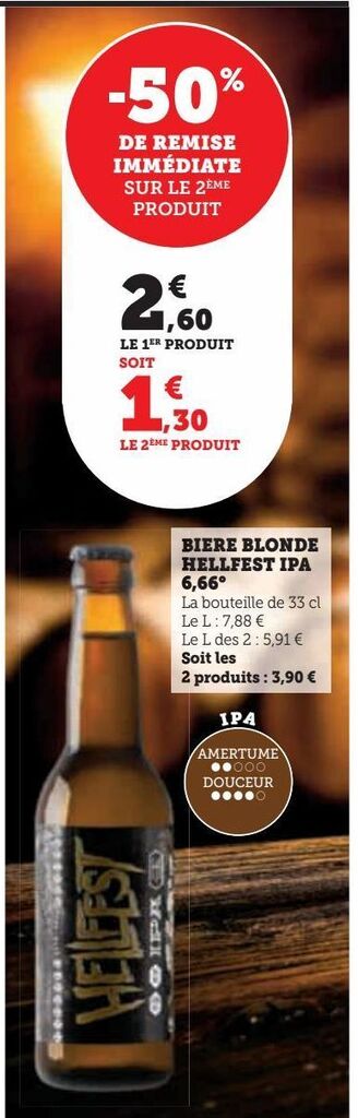 Promo Biere Blonde Hellfest Ipa Chez Hyper U