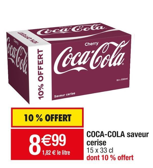 Promo Coca Cola Coca Cola Saveur Cerise Chez Cora