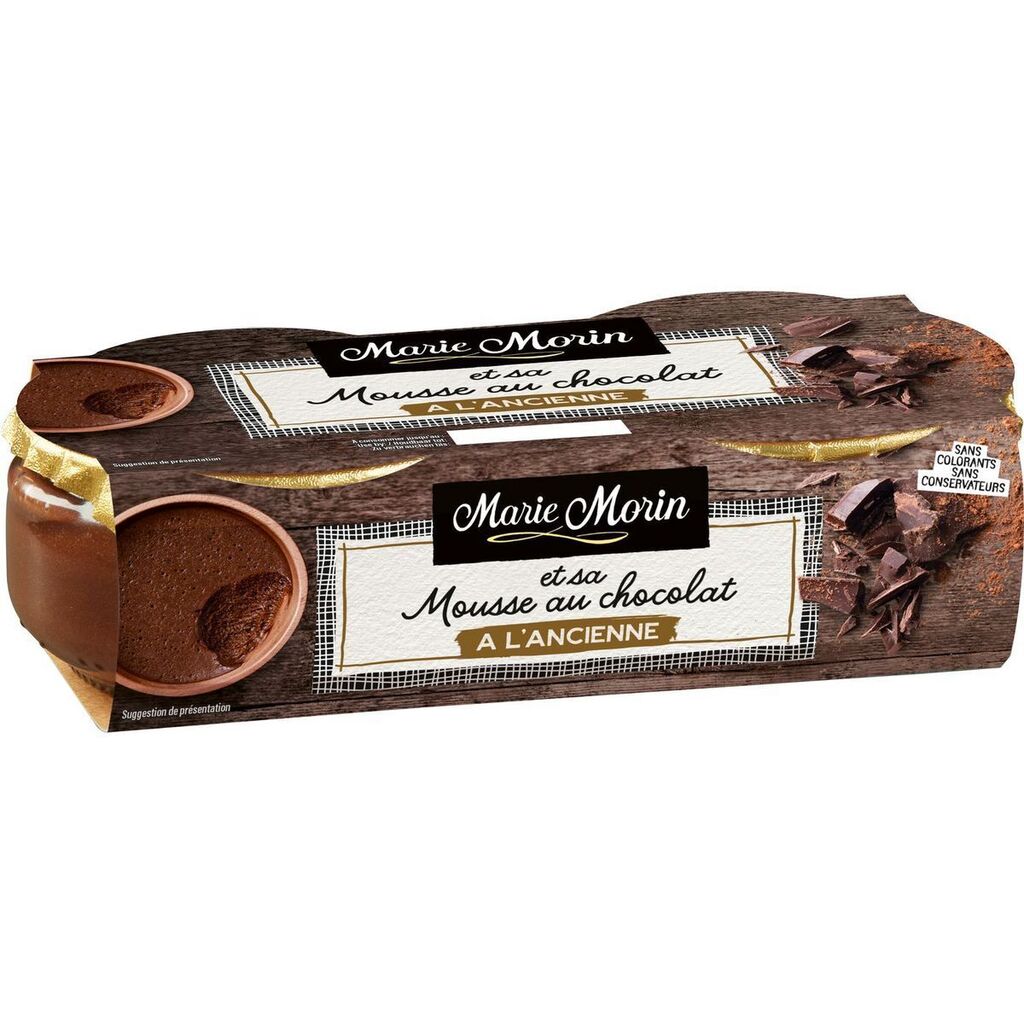 Promo Mousse au chocolat à l ancienne marie morin chez Auchan