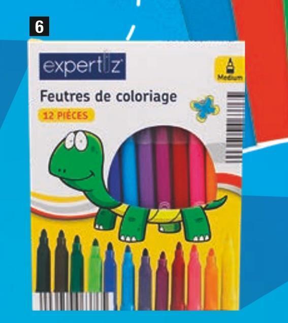 Promo Expertiz Feutres De Coloriage Chez Aldi