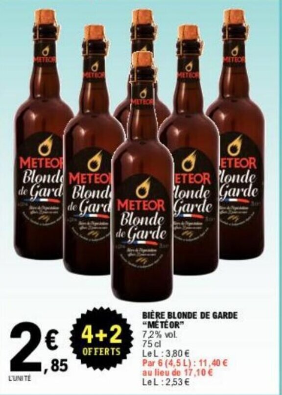 Promo Bi Re Blonde De Garde M T Or Chez E Leclerc