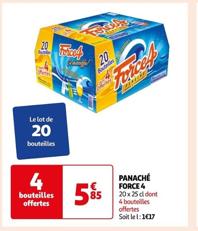 Promo PANACHÉ FORCE 4 chez Auchan