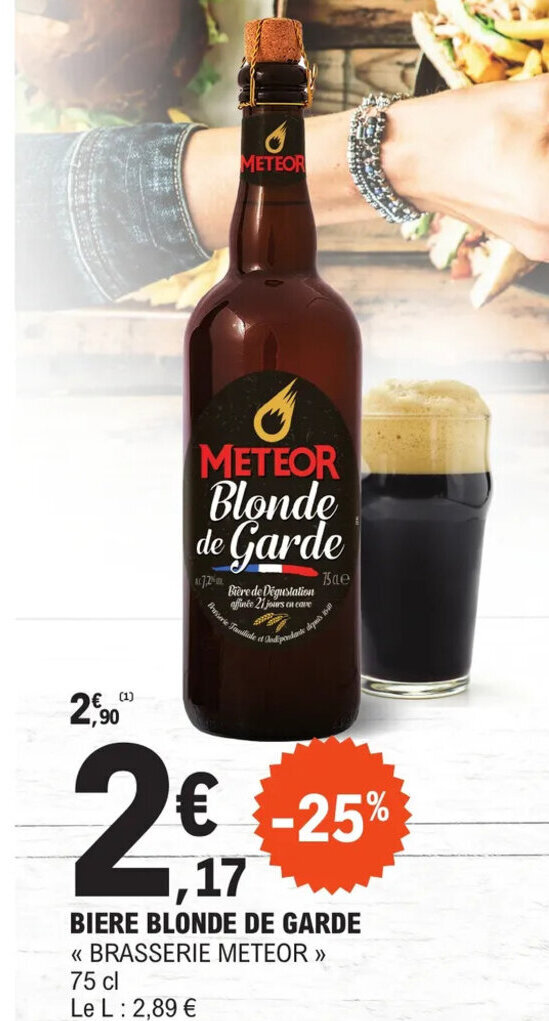 Promo Biere Blonde De Garde Chez E Leclerc