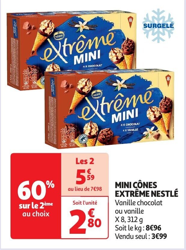 Promo Mini C Nes Extr Me Nestl Chez Auchan