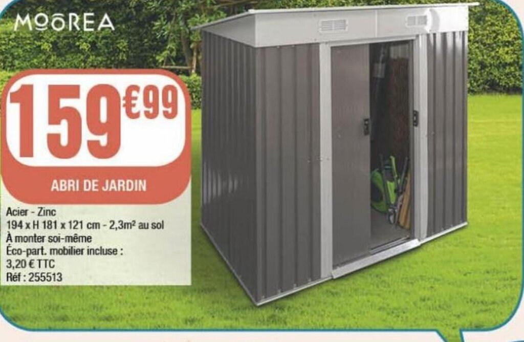 Promo Abri De Jardin Chez La Foir Fouille