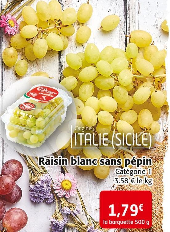 Promo Raisin Blanc Sans P Pin Chez Colruyt