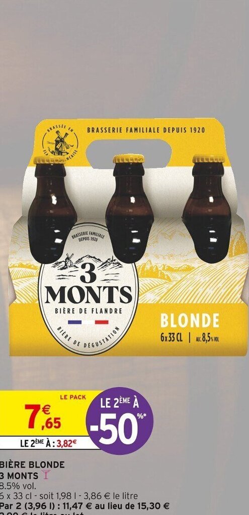 Promo Bi Re Blonde Monts Chez Intermarch