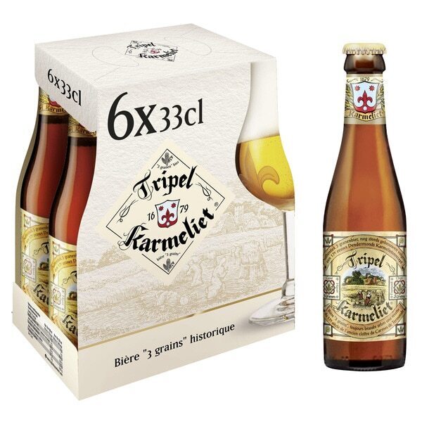 Promo Tripel karmeliet bière blonde chez Carrefour