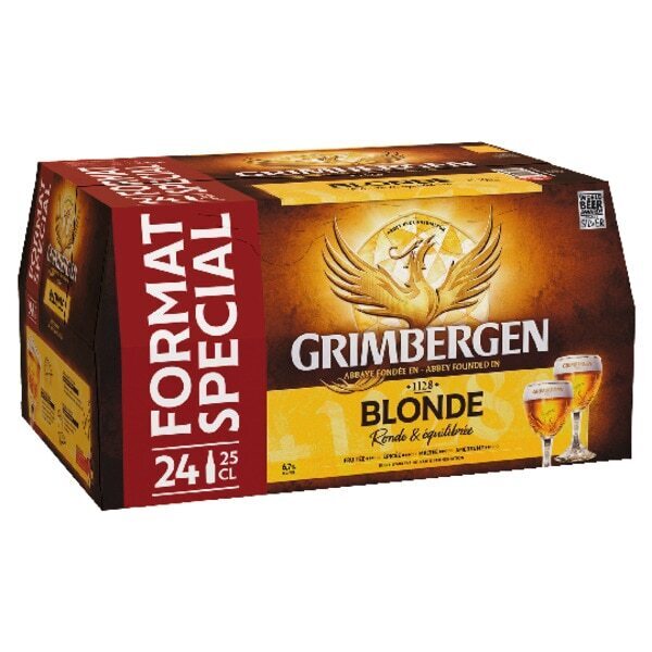 Promo Bière blonde grimbergen chez Auchan