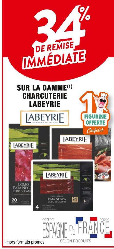 Promo Labeyrie De Remise Imm Diate Sur La Gamme Charcuterie