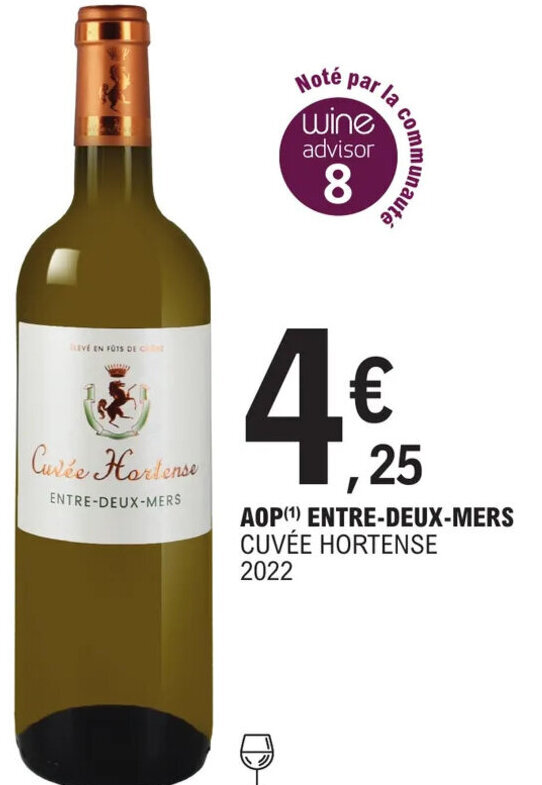 Promo Aop Entre Deux Mers Cuv E Hortense Chez E Leclerc