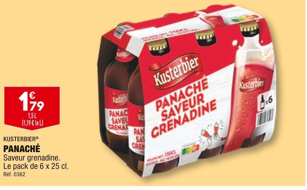 Promo Kusterbier panaché chez ALDI