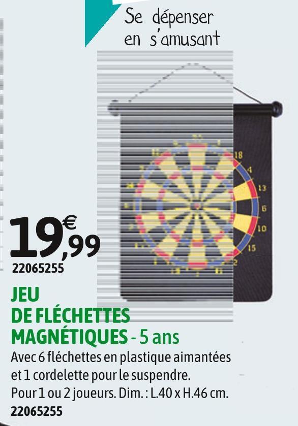 Promo Jeu De Fl Chettes Magn Tiques Chez Jou Club