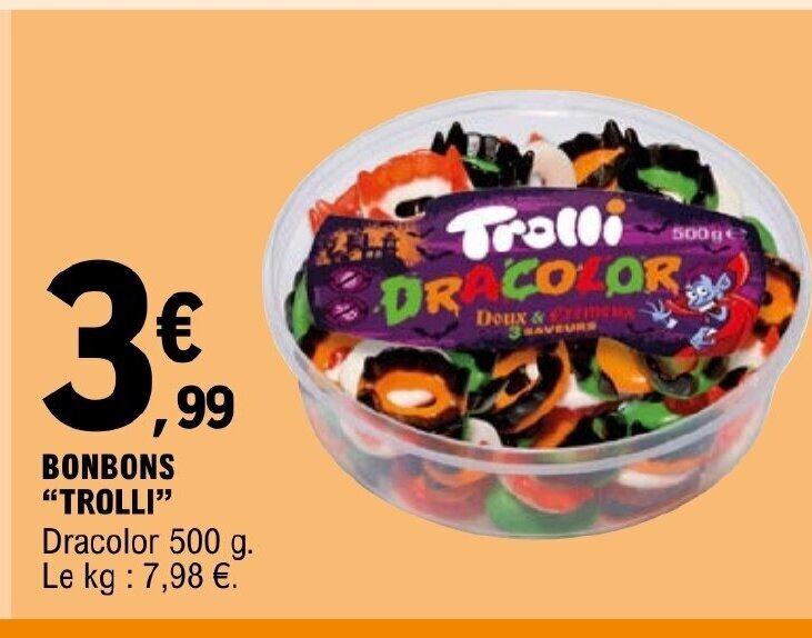 Promo Bonbons Trolli Chez E Leclerc