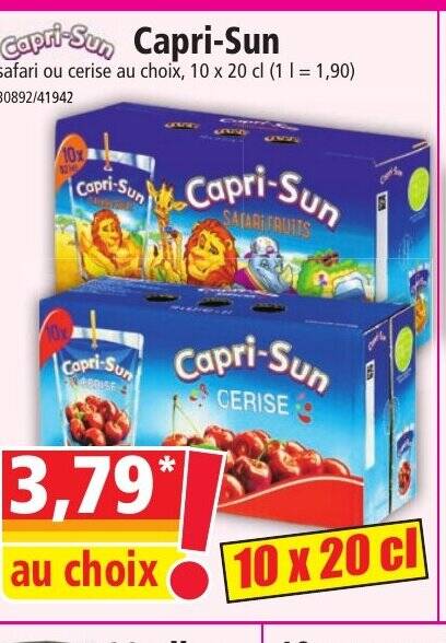 Promo Capri Sun Chez Norma