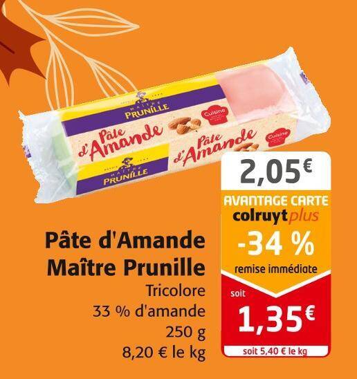 Promo Ma Tre Prunille P Te D Amande Chez Colruyt