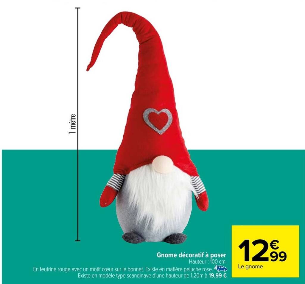 Promo Gnome D Coratif Poser Chez Carrefour