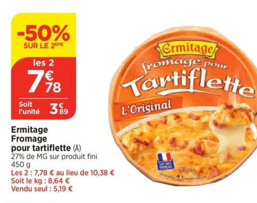 Promo Ermitage Fromage Pour Tartiflette Chez Bi1