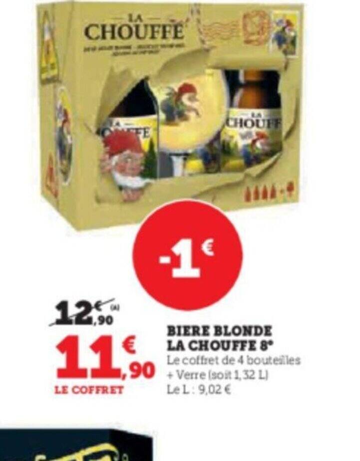 Promo BIERE BLONDE LA CHOUFFE 8 Chez Super U