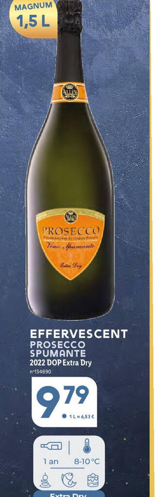 Promo Effervescent Prosecco Spumante Dop Extra Dry Chez Lidl