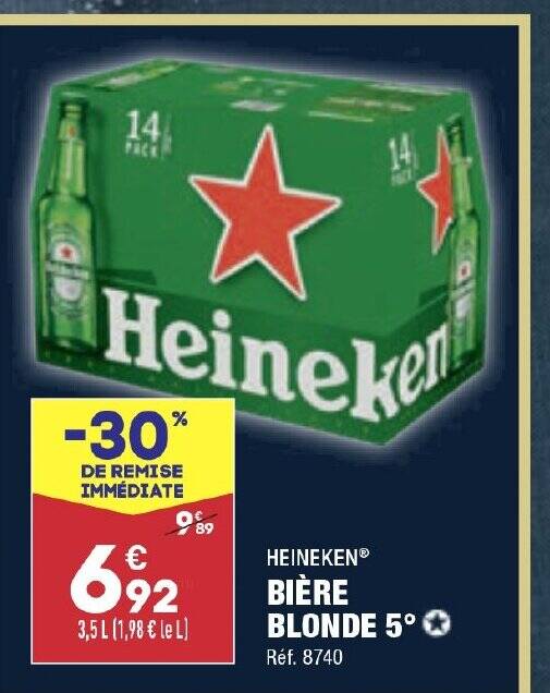 Promo BIÈRE BLONDE 5 chez ALDI