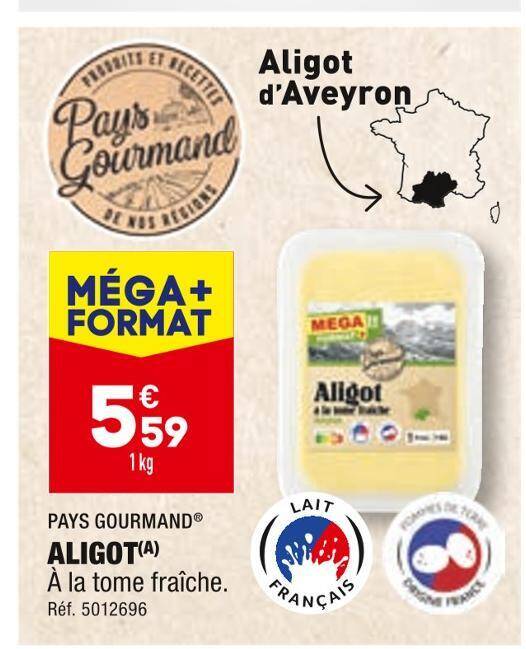 Promo Pays Gourmand Aligot Chez ALDI