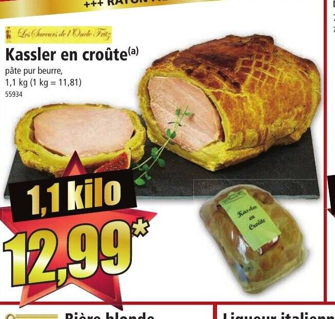 Promo Kassler En Kassler En Cro Te A Chez Norma