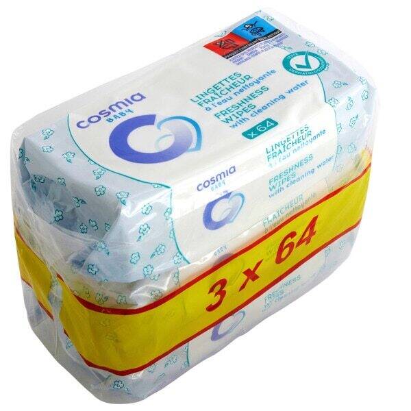 Promo Lingettes Cosmia Baby Chez Auchan